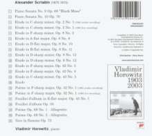 Horowitz Anniversary Edition:Scriabin, CD