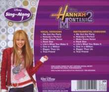 Karaoke &amp; Playback: Hannah Montana 2: Sing Along, CD