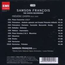 Frederic Chopin (1810-1849): Samson Francois - The Chopin Recordings (Icon Series), 10 CDs