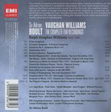 Ralph Vaughan Williams (1872-1958): Adrian Boult - The Vaughan Williams Recordings (EMI), 13 CDs