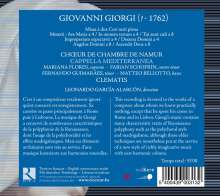 Giovanni Giorgi (1690-1762): Geistliche Musik "Ave Maria", CD