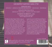 Giuseppe Tartini (1692-1770): Sonaten für Violine &amp; Bc, CD