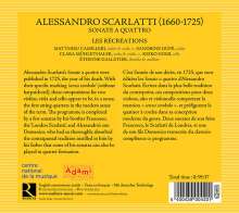 Alessandro Scarlatti (1660-1725): Sonate a quattro (senza Cembalo), CD