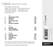 Fabrizio Cassol (geb. 1964): I Silenti  (inspiriert von Monteverdis Madrigale), CD