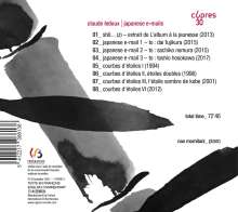 Claude Ledoux (geb. 1960): Klavierwerke "Japanese e-mails", CD