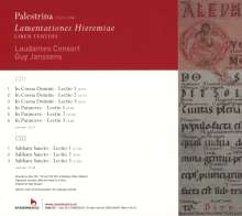 Giovanni Pierluigi da Palestrina (1525-1594): Lamentationes Hieremiae (Buch 3), 2 CDs