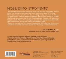 Luca Pianca - Nobilissimo Istromento, CD