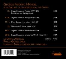 Georg Friedrich Händel (1685-1759): Orgelkonzerte Nr.11,13-15, CD