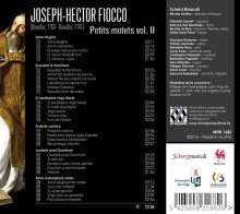 Joseph Hector Fiocco (1703-1741): Petits Motets Vol. 2, CD
