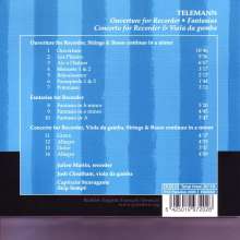 Georg Philipp Telemann (1681-1767): Konzert a-moll für Blockflöte,Viola da gamba,Streicher,Bc, CD