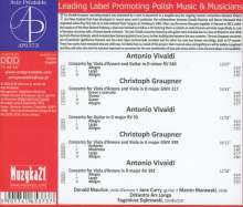 Christoph Graupner (1683-1760): Konzerte für Viola d'Amore &amp; Viola in D &amp; A, CD