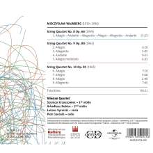 Mieczyslaw Weinberg (1919-1996): Streichquartette Nr.8-10, CD