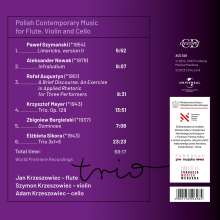 Polish Contemporary Music for Flute, Violin &amp; Cello - "Trio", CD