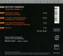 Krzysztof Penderecki (1933-2020): Orchesterwerke Vol.1, CD