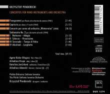 Krzysztof Penderecki (1933-2020): Konzerte für Bläser und Orchester, CD