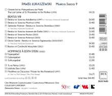 Pawel Lukaszewski (geb. 1968): Musica Sacra Vol.9, CD