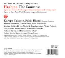 Stanislaw Moniuszko (1819-1872): Hrabina, the Countess (Oper in 3 Akten), 2 CDs