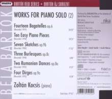 Bela Bartok (1881-1945): Werke für Klavier solo Vol.2, CD
