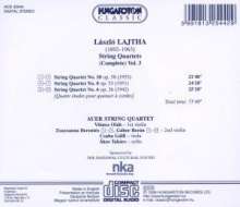 Laszlo Lajtha (1892-1963): Streichquartette Nr.6,8,10, CD