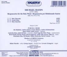 Michael Haydn (1737-1806): Responsorien zur Karwoche, CD