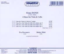Franz Danzi (1763-1826): Duos für Viola &amp; Cello op.9 Nr.1-3, CD