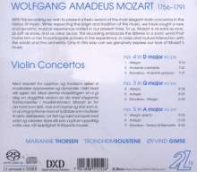 Wolfgang Amadeus Mozart (1756-1791): Violinkonzerte Nr.3-5, 1 Super Audio CD und 1 CD
