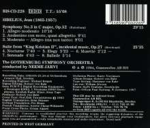 Jean Sibelius (1865-1957): Symphonie Nr.3, CD
