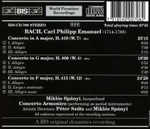 Carl Philipp Emanuel Bach (1714-1788): Sämtliche Cembalokonzerte Vol.2, CD