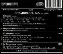 Sofia Gubaidulina (geb. 1931): In Erwartung für Saxophonquartett &amp; Percussion, CD