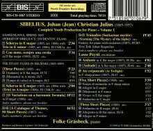Jean Sibelius (1865-1957): Klavierwerke Vol.1, CD