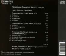 Wolfgang Amadeus Mozart (1756-1791): Symphonien Nr.21,27,34, CD