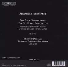 Alexander Tscherepnin (1899-1977): Symphonien &amp; Klavierkonzerte, 4 CDs