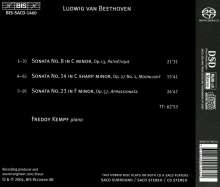 Ludwig van Beethoven (1770-1827): Klaviersonaten Nr.8,14,23, Super Audio CD