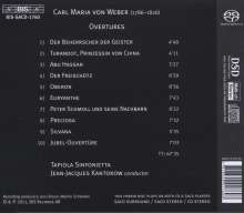 Carl Maria von Weber (1786-1826): Ouvertüren, Super Audio CD