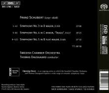 Franz Schubert (1797-1828): Symphonien Nr.3-5, Super Audio CD