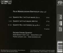 Felix Mendelssohn Bartholdy (1809-1847): Streichquartette Nr.0-2, Super Audio CD