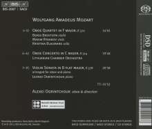 Wolfgang Amadeus Mozart (1756-1791): Oboenkonzert KV 314, Super Audio CD