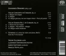 Johannes Brahms (1833-1897): Violinkonzert op.77, Super Audio CD