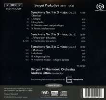Serge Prokofieff (1891-1953): Symphonien Nr.1-3, Super Audio CD