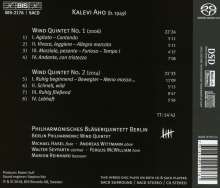Kalevi Aho (geb. 1949): Bläserquintette Nr.1 &amp; 2, Super Audio CD