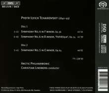 Peter Iljitsch Tschaikowsky (1840-1893): Symphonien Nr.4-6, 2 Super Audio CDs