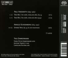Paul Hindemith (1895-1963): Streichtrios Nr.1 &amp; 2 (1924 &amp; 1933), Super Audio CD