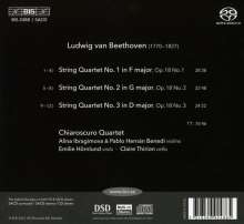 Ludwig van Beethoven (1770-1827): Streichquartette Nr.1-3, Super Audio CD