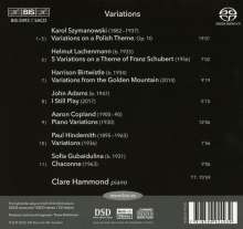 Clare Hammond - Variations, Super Audio CD