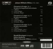 Johann Wilhelm Wilms (1772-1847): Klavierkonzerte Vol.1, Super Audio CD