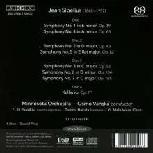 Jean Sibelius (1865-1957): Symphonien Nr.1-7, 4 Super Audio CDs