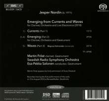 Jesper Nordin (geb. 1971): Emerging from Currents and Waves für Klarinette, Elektronik &amp; Orchester, Super Audio CD