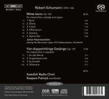 Robert Schumann (1810-1856): Missa Sacra op.147, Super Audio CD