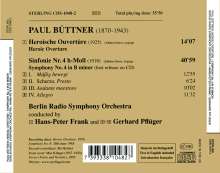 Paul Büttner (1870-1943): Symphonie Nr.4 h-moll, CD
