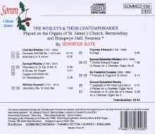 Jennifer Bate - The Wesleys and Their Contemporaries, CD